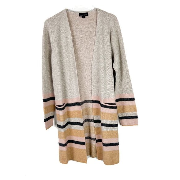 Fortune & Ivy Sweaters - NWOT Stitch Fix Fortune & Ivy Striped Long Sleeve Open Cardigan Sweater Medium M
